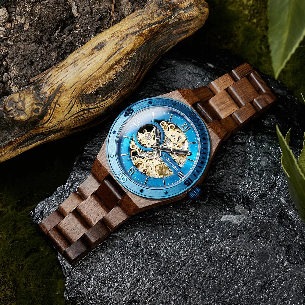 Luxury Fashion Men's Watches with Automatic Movement Mechanical Wrist Watches from BOBO BIRD the Hottest Gifts for Father's Day - blvkmen