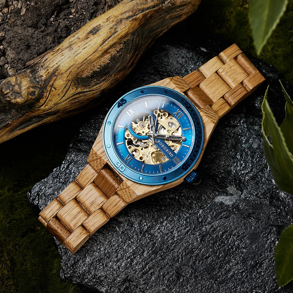 Luxury Fashion Men's Watches with Automatic Movement Mechanical Wrist Watches from BOBO BIRD the Hottest Gifts for Father's Day - blvkmen