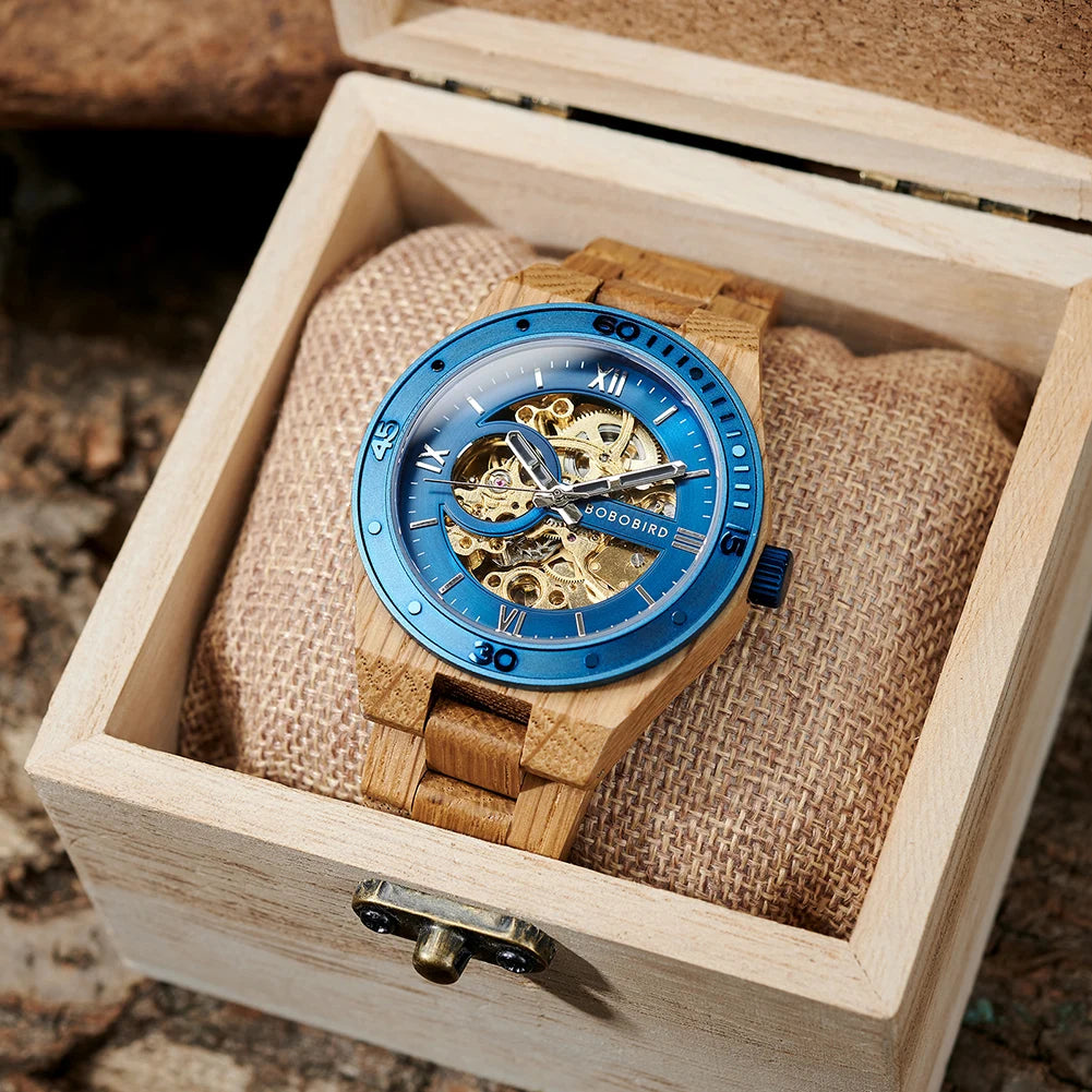 Luxury Fashion Men's Watches with Automatic Movement Mechanical Wrist Watches from BOBO BIRD the Hottest Gifts for Father's Day - blvkmen