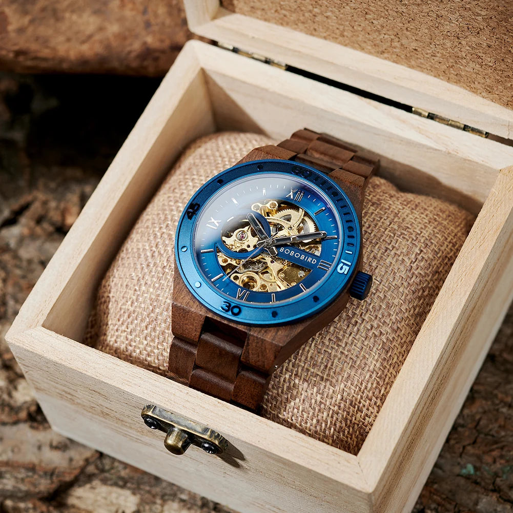 Luxury Fashion Men's Watches with Automatic Movement Mechanical Wrist Watches from BOBO BIRD the Hottest Gifts for Father's Day - blvkmen