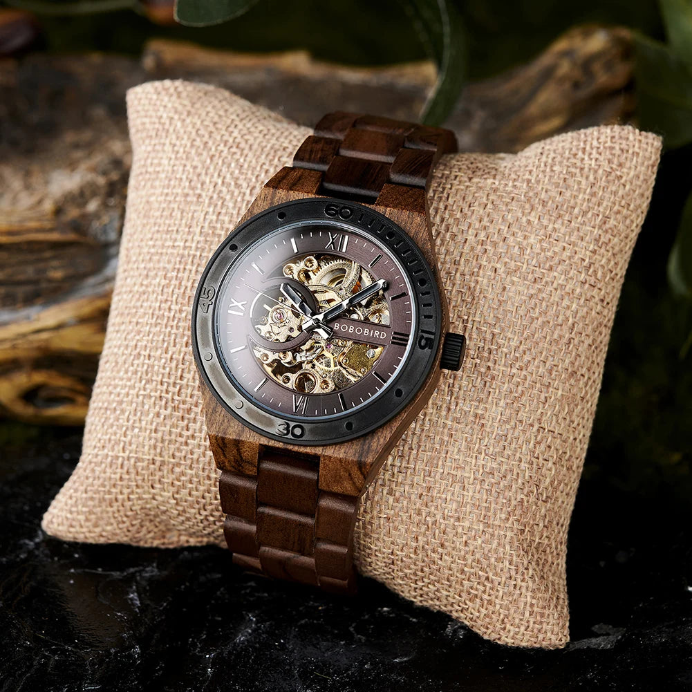Luxury Fashion Men's Watches with Automatic Movement Mechanical Wrist Watches from BOBO BIRD the Hottest Gifts for Father's Day - blvkmen