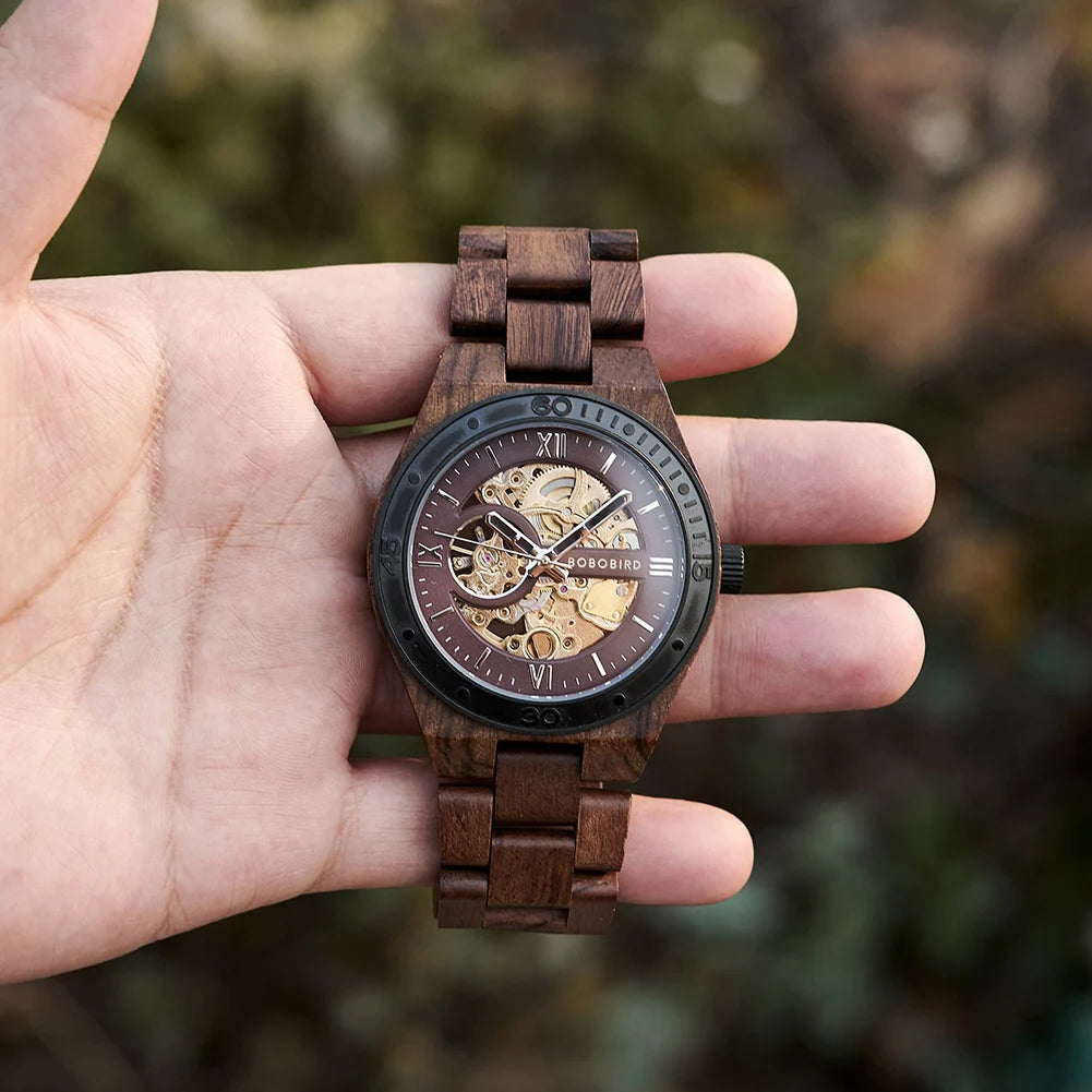Luxury Fashion Men's Watches with Automatic Movement Mechanical Wrist Watches from BOBO BIRD the Hottest Gifts for Father's Day - blvkmen